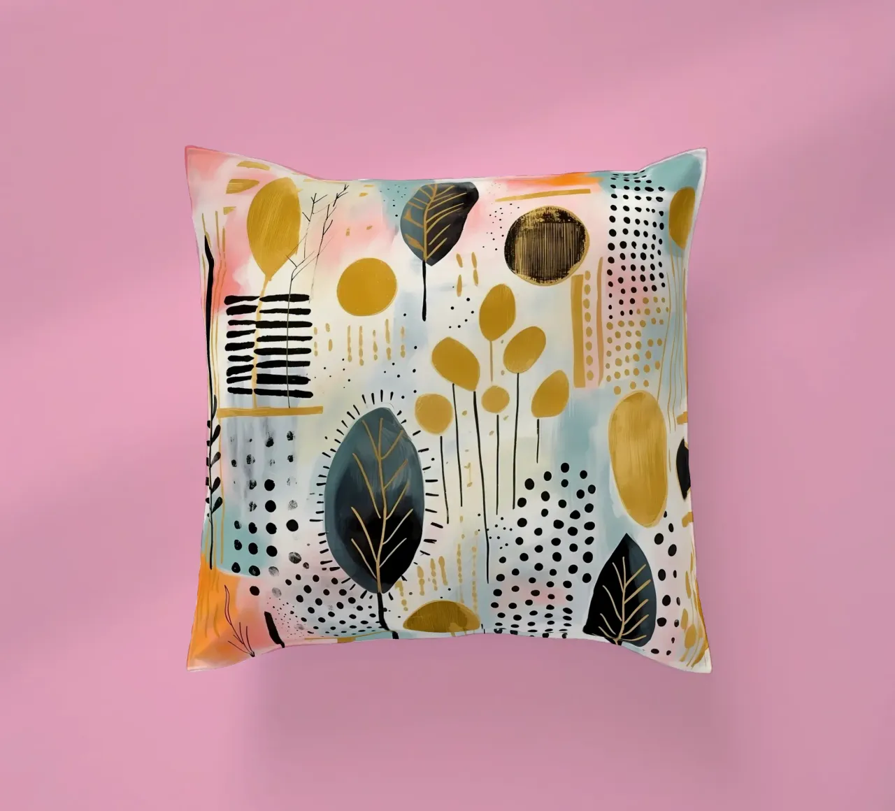 Boho Abstract 5 cuscino da Yaso Design Boho & Botanic