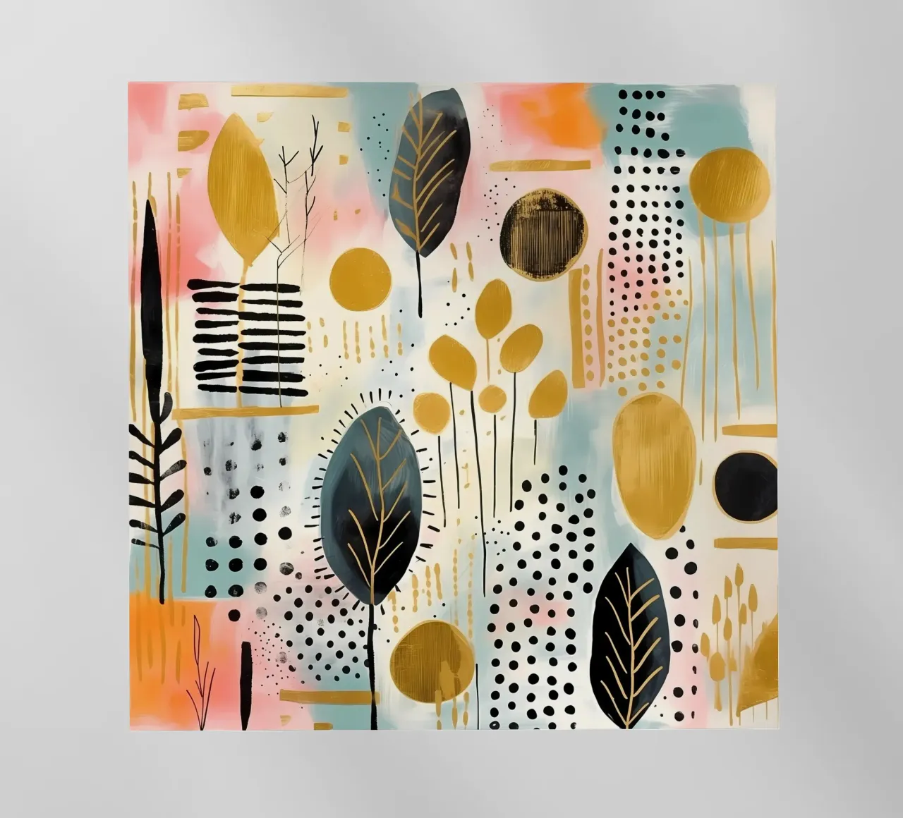 Boho Abstract 5 pellicola backlit da Yaso Design Boho & Botanic