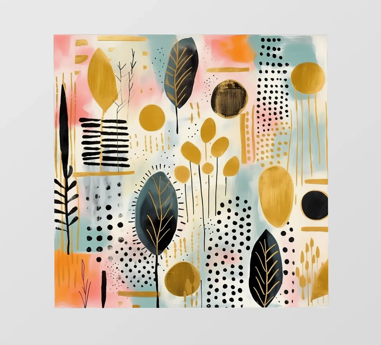 Boho Abstract 5 pellicola backlit da Yaso Design Boho & Botanic