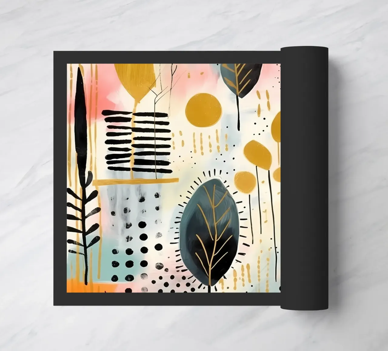 Boho Abstract 5 zerbino da Yaso Design Boho & Botanic