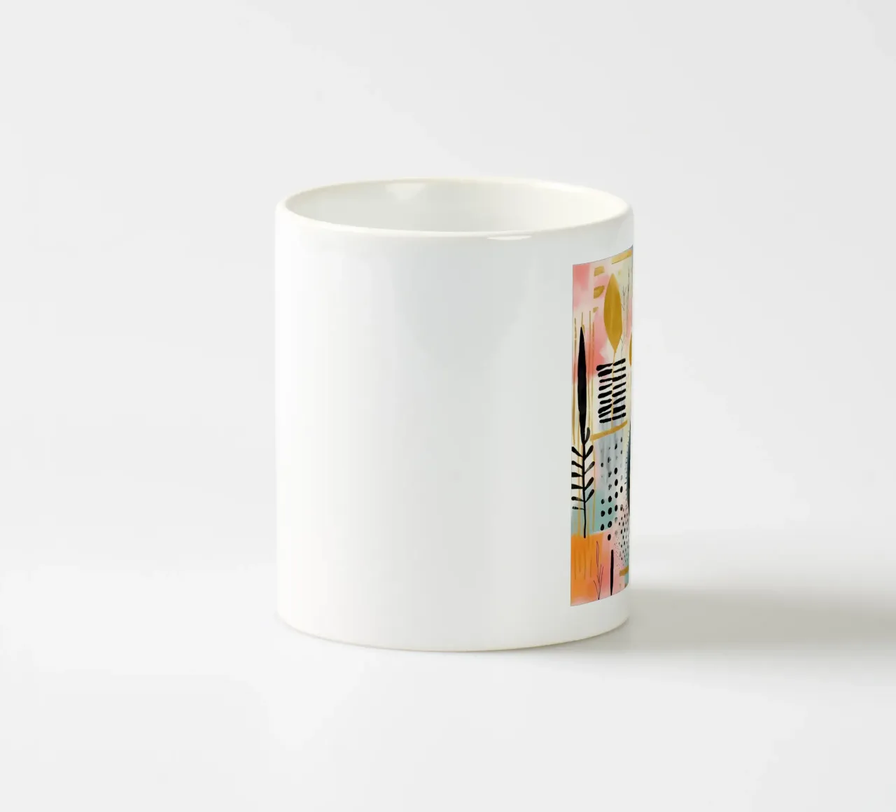 Boho Abstract 5 tazza in ceramica da Yaso Design Boho & Botanic