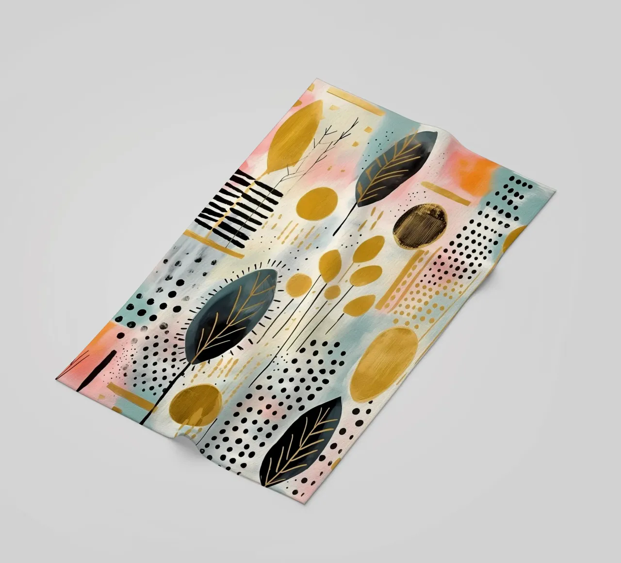 Boho Abstract 5 telo mare da Yaso Design Boho & Botanic