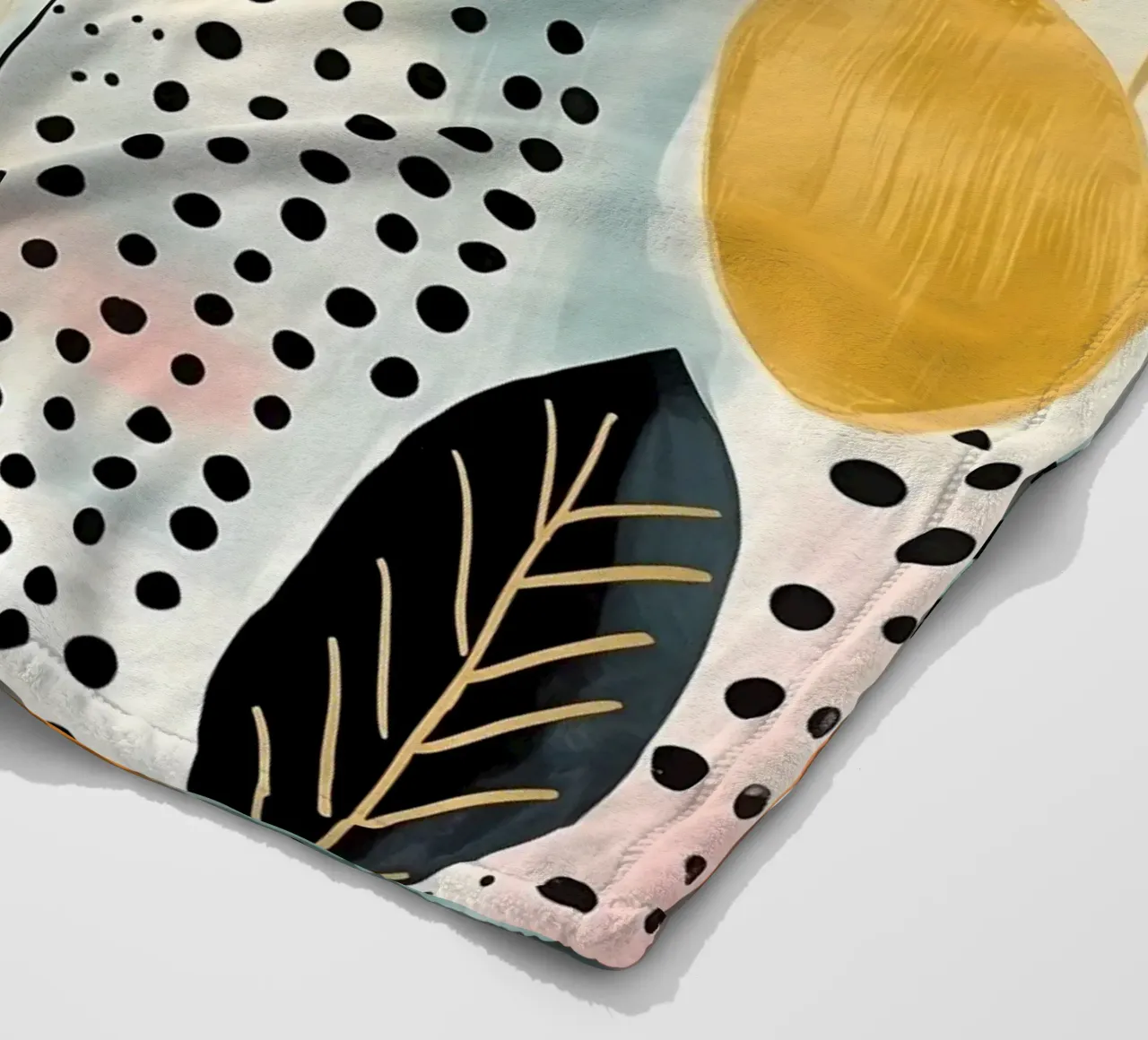 Boho Abstract 5 coperta in pile da Yaso Design Boho & Botanic