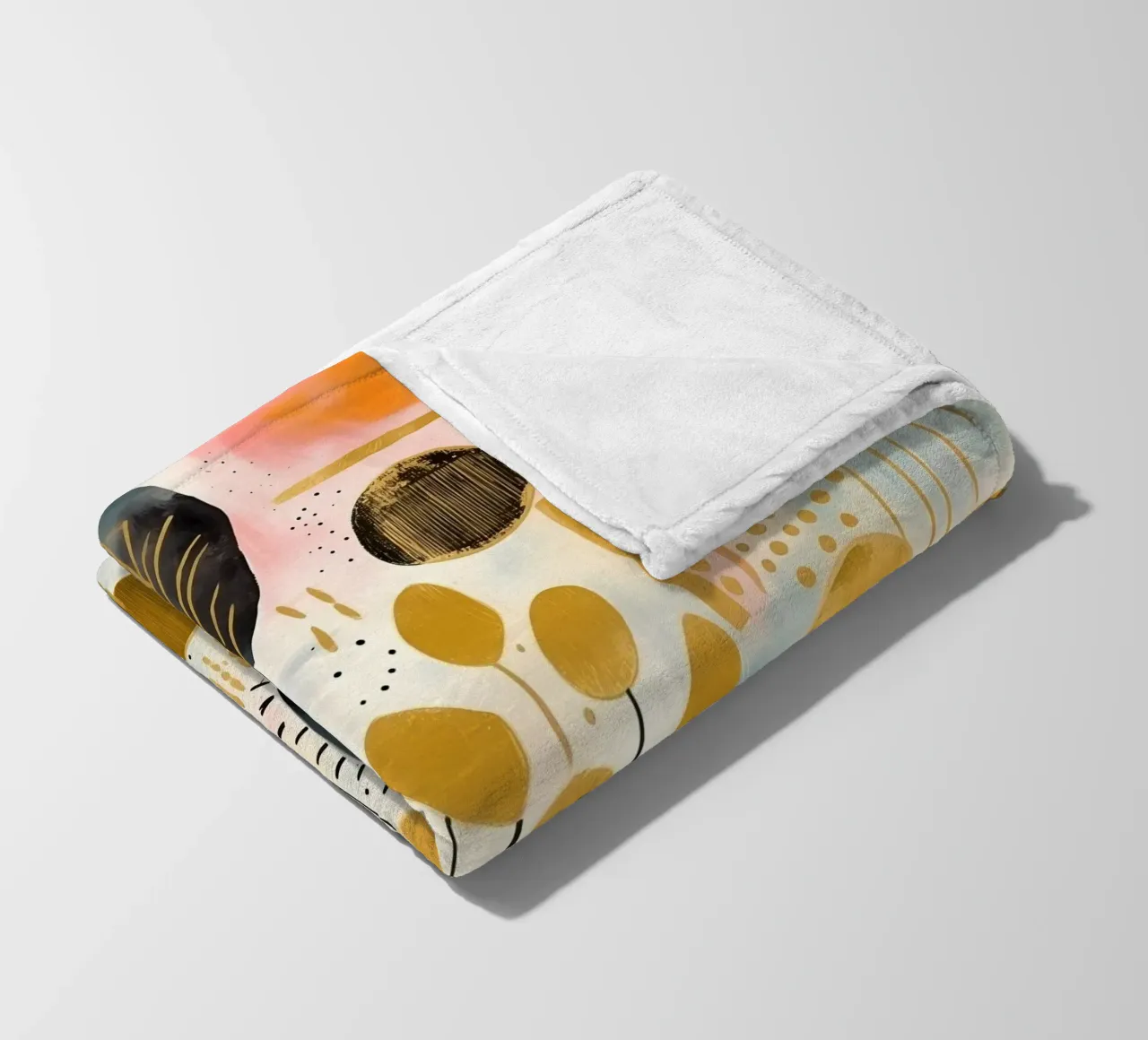 Boho Abstract 5 coperta in pile da Yaso Design Boho & Botanic