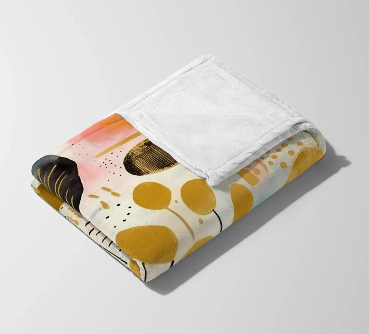 Boho Abstract 5 coperta in pile da Yaso Design Boho & Botanic