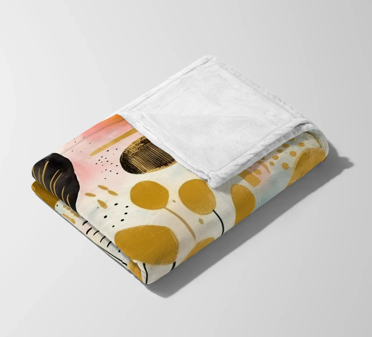 Boho Abstract 5 coperta in pile da Yaso Design Boho & Botanic