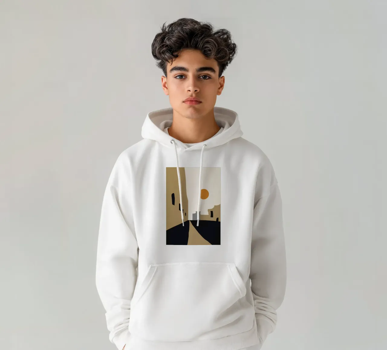 Strada-Abstract felpa con cappuccio da ThingDesign