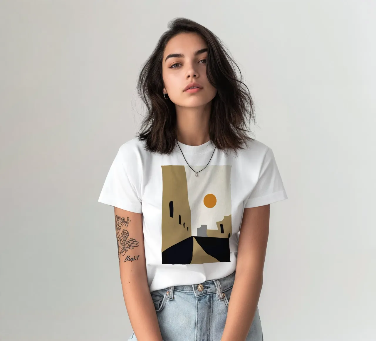 Strada-Abstract t-shirt da ThingDesign