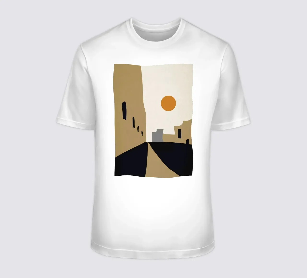 Strada-Abstract t-shirt da ThingDesign