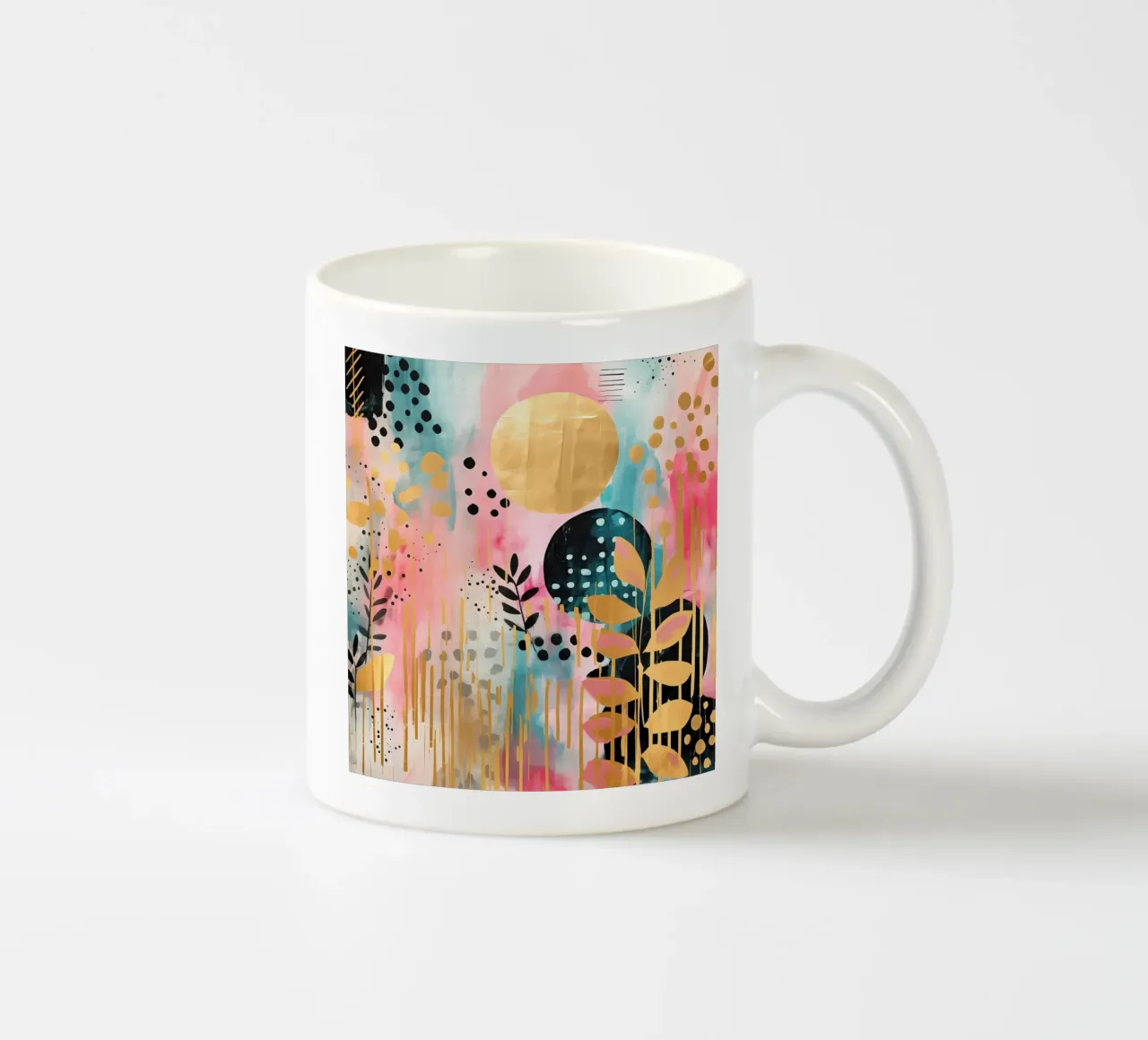 Boho Abstract 6 tazza in ceramica da Yaso Design Boho & Botanic