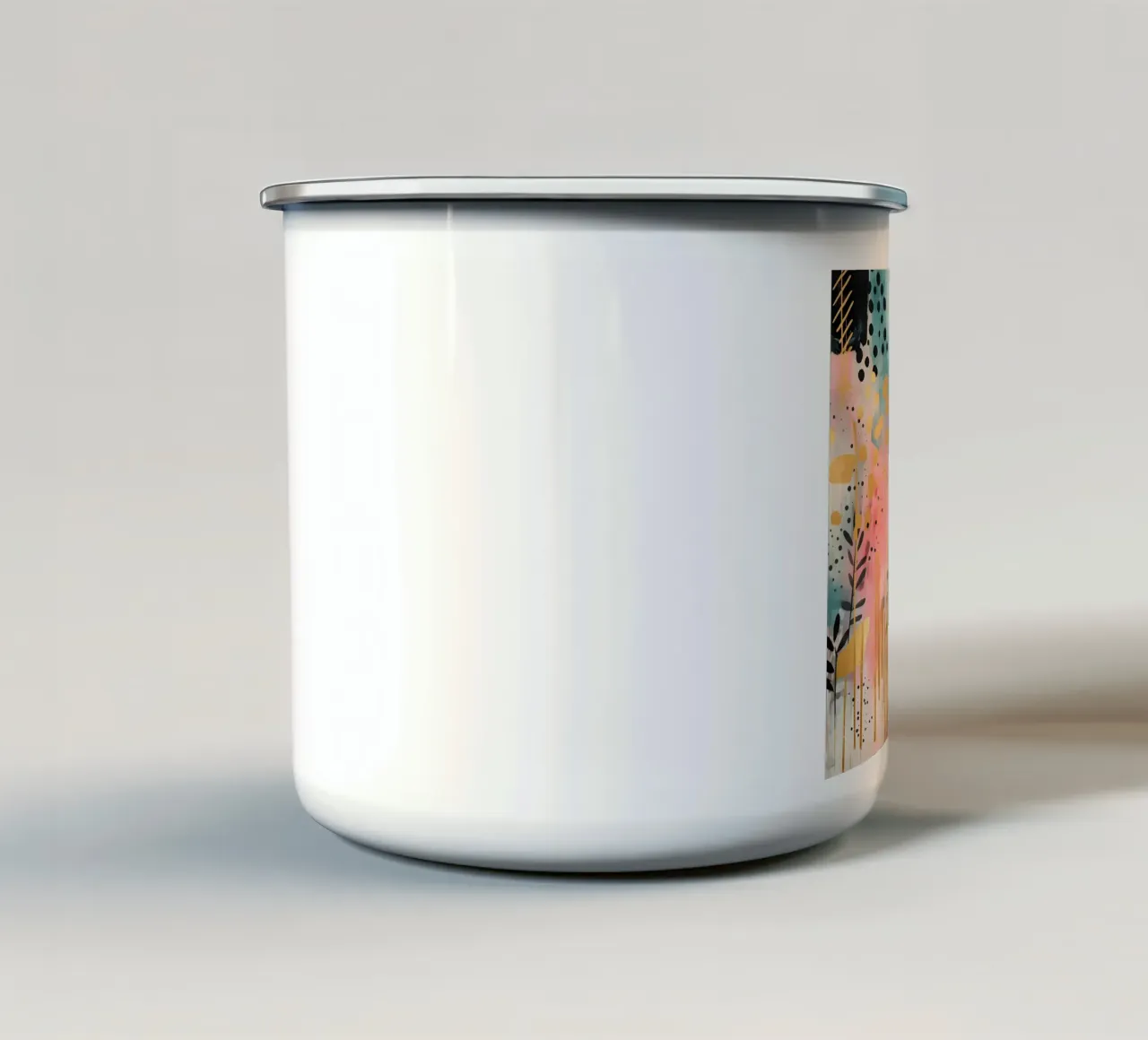 Boho Abstract 6 tazza in smalto da Yaso Design Boho & Botanic