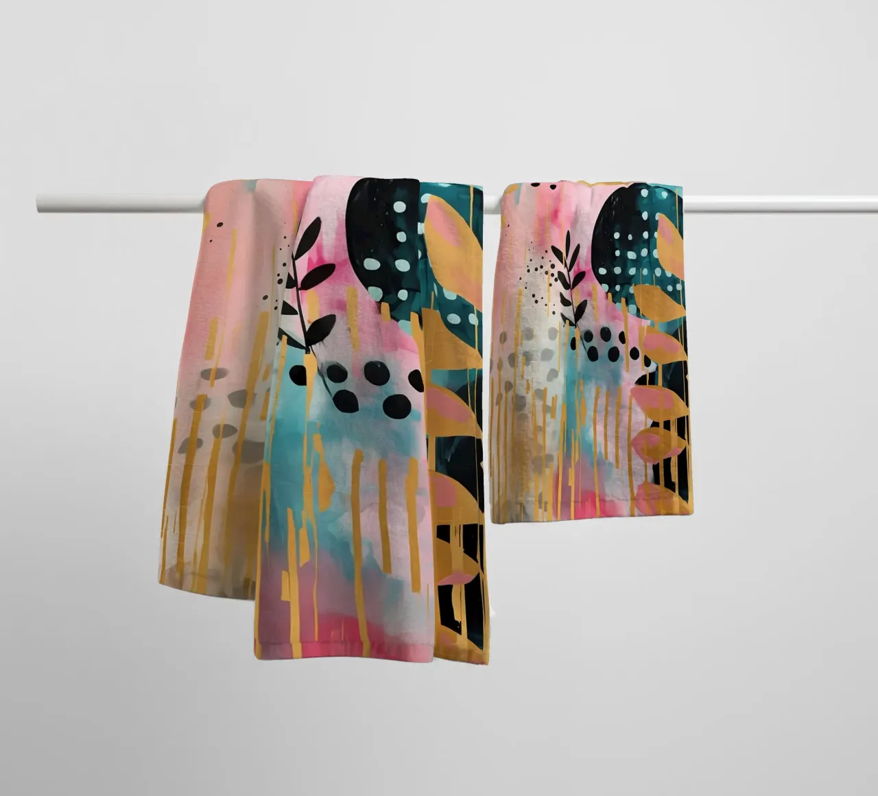 Boho Abstract 6 asciugamano da bagno da Yaso Design Boho & Botanic