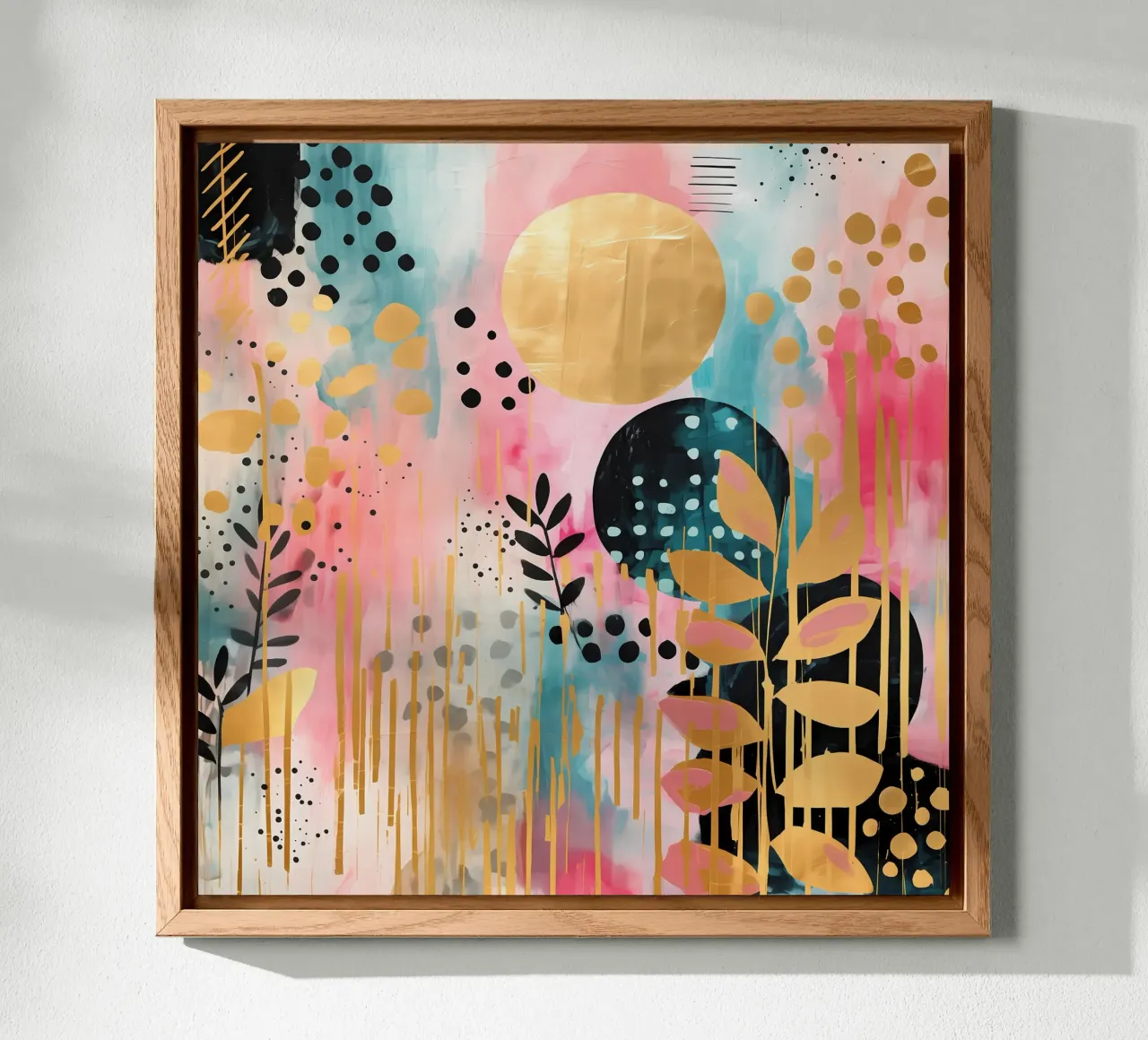 Boho Abstract 6 alluminio dibond da Yaso Design Boho & Botanic