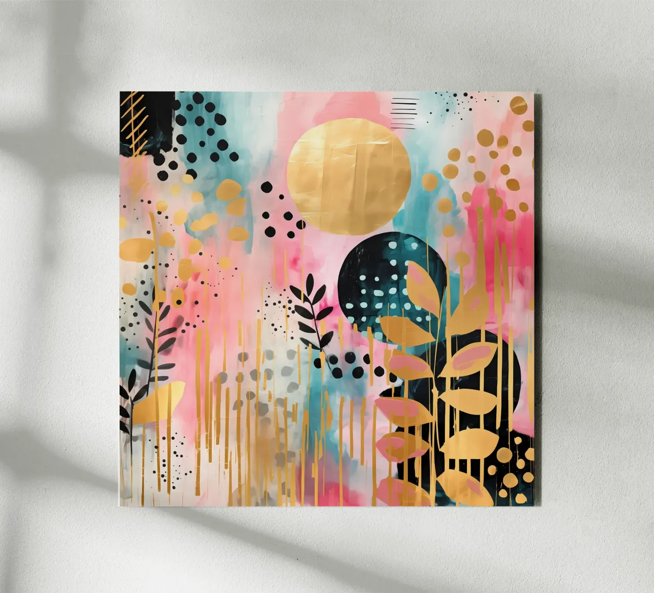 Boho Abstract 6 alluminio dibond da Yaso Design Boho & Botanic