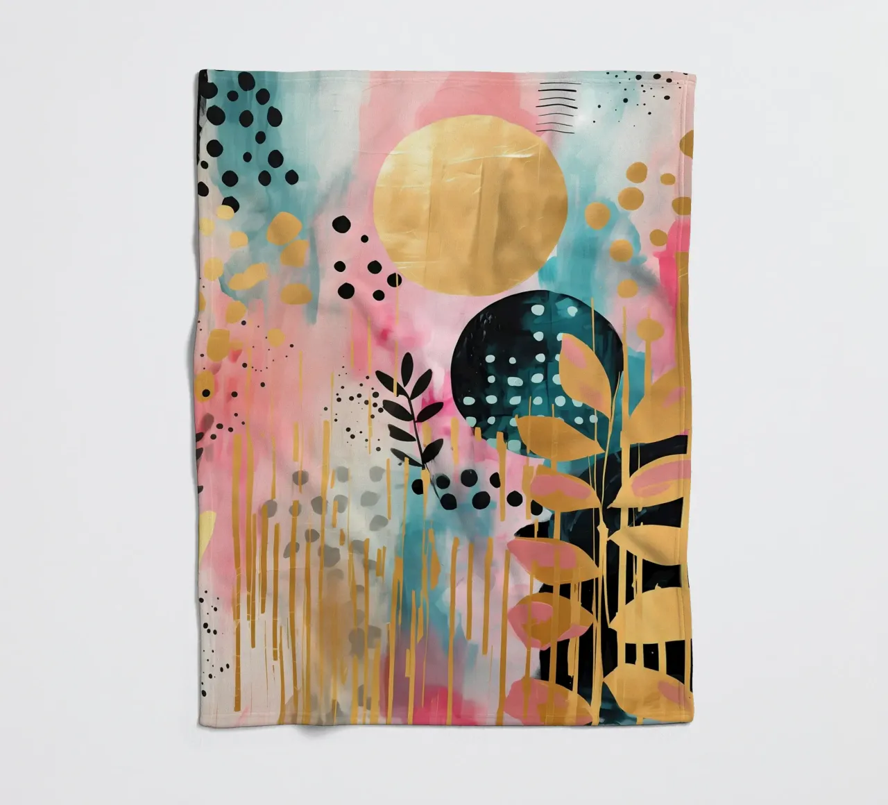 Boho Abstract 6 coperta in pile da Yaso Design Boho & Botanic