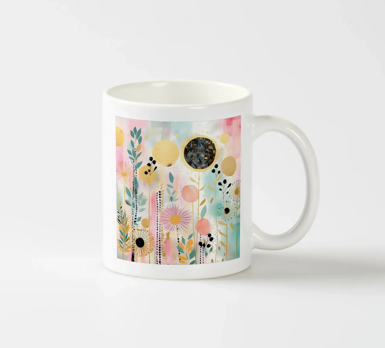 Boho Abstract 7 tazza in ceramica da Yaso Design Boho & Botanic