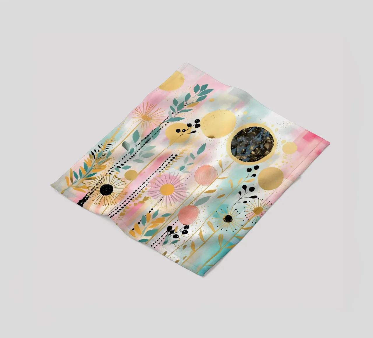 Boho Abstract 7 coperta in pile da Yaso Design Boho & Botanic