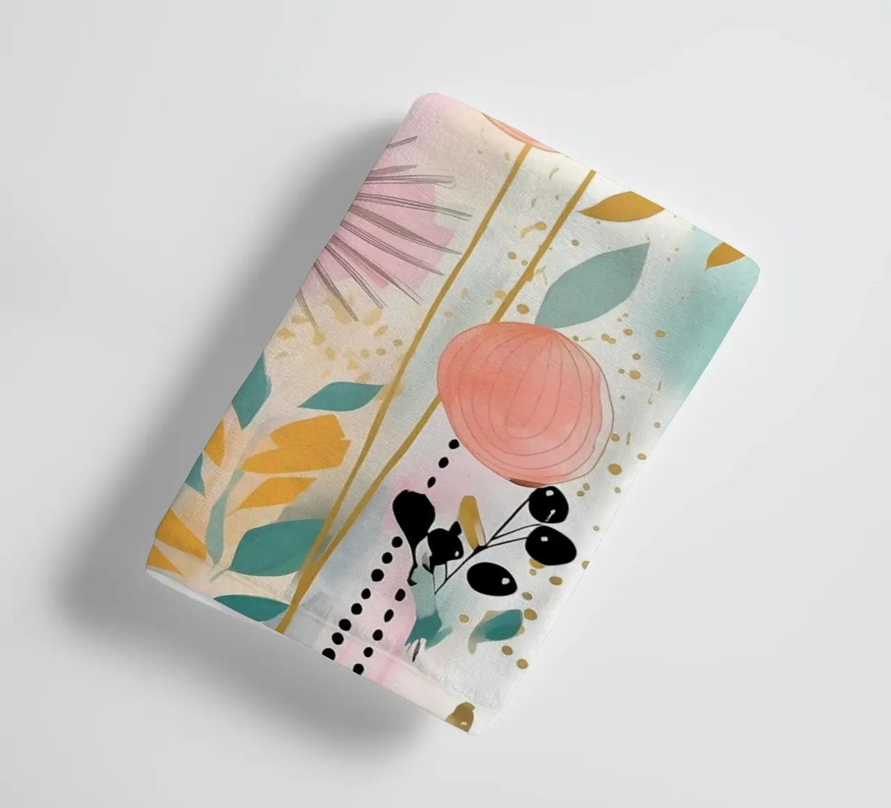 Boho Abstract 7 towel by Yaso Design Boho & Botanic