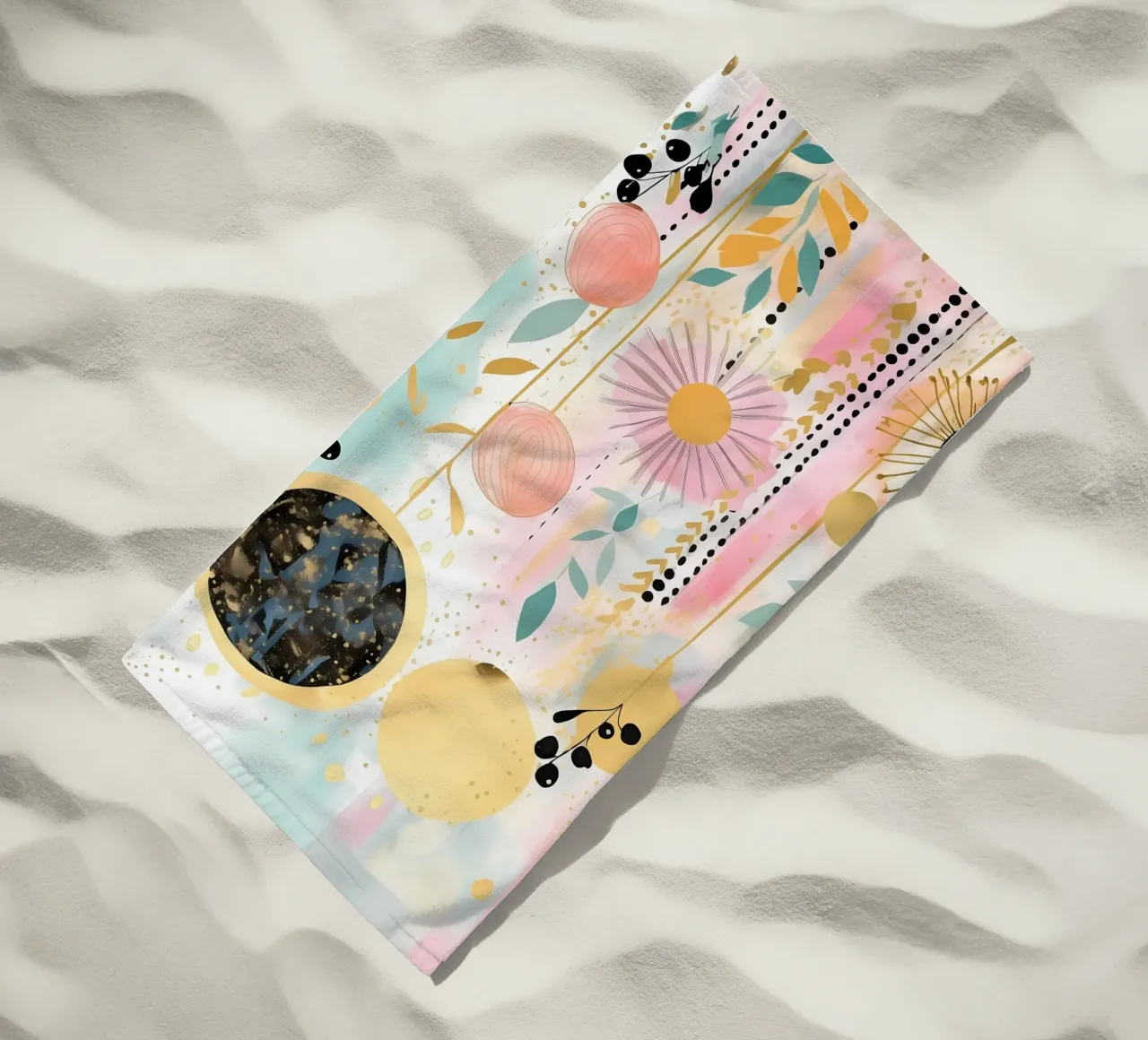 Boho Abstract 7 telo mare da Yaso Design Boho & Botanic