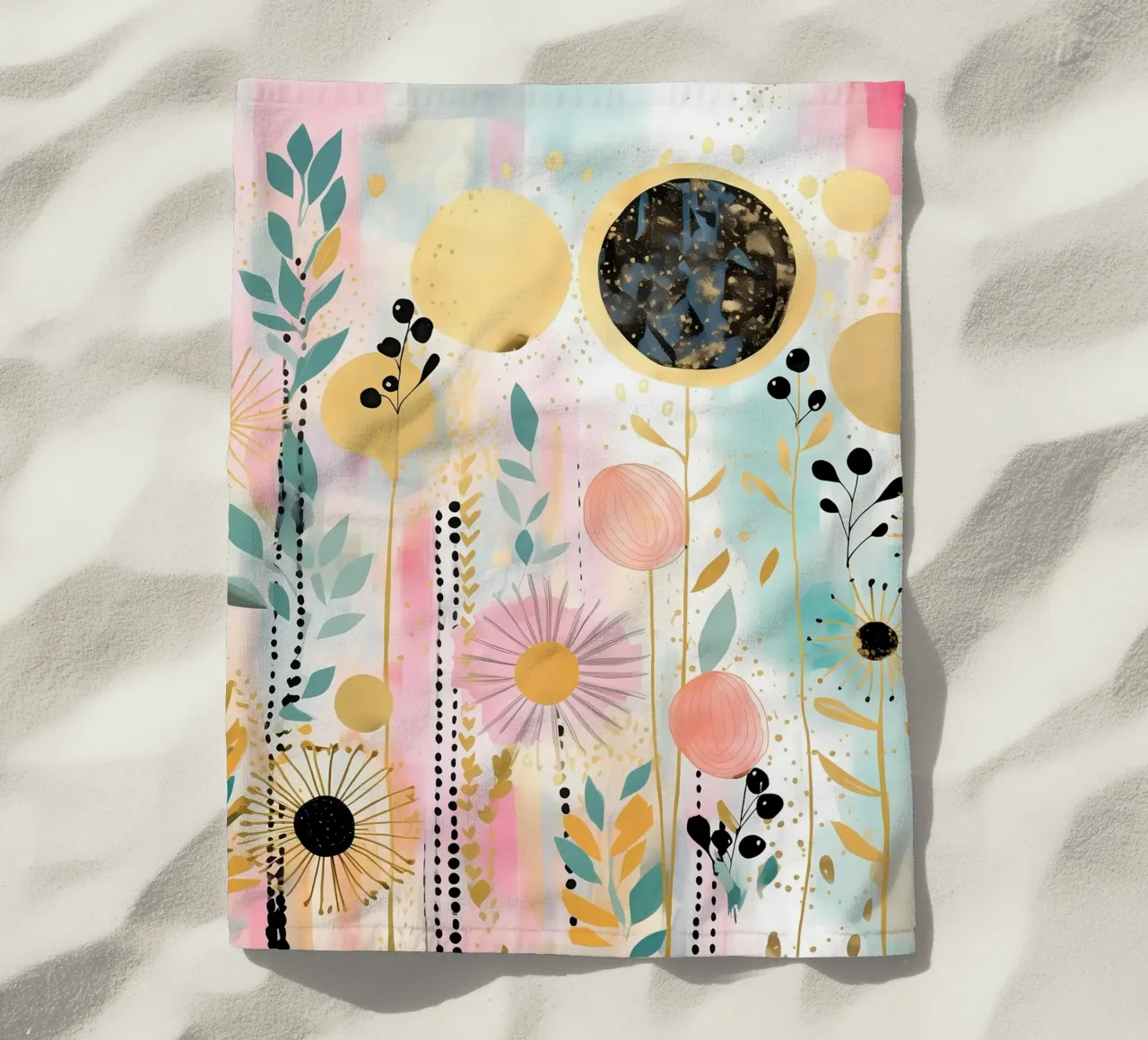 Boho Abstract 7 telo mare da Yaso Design Boho & Botanic