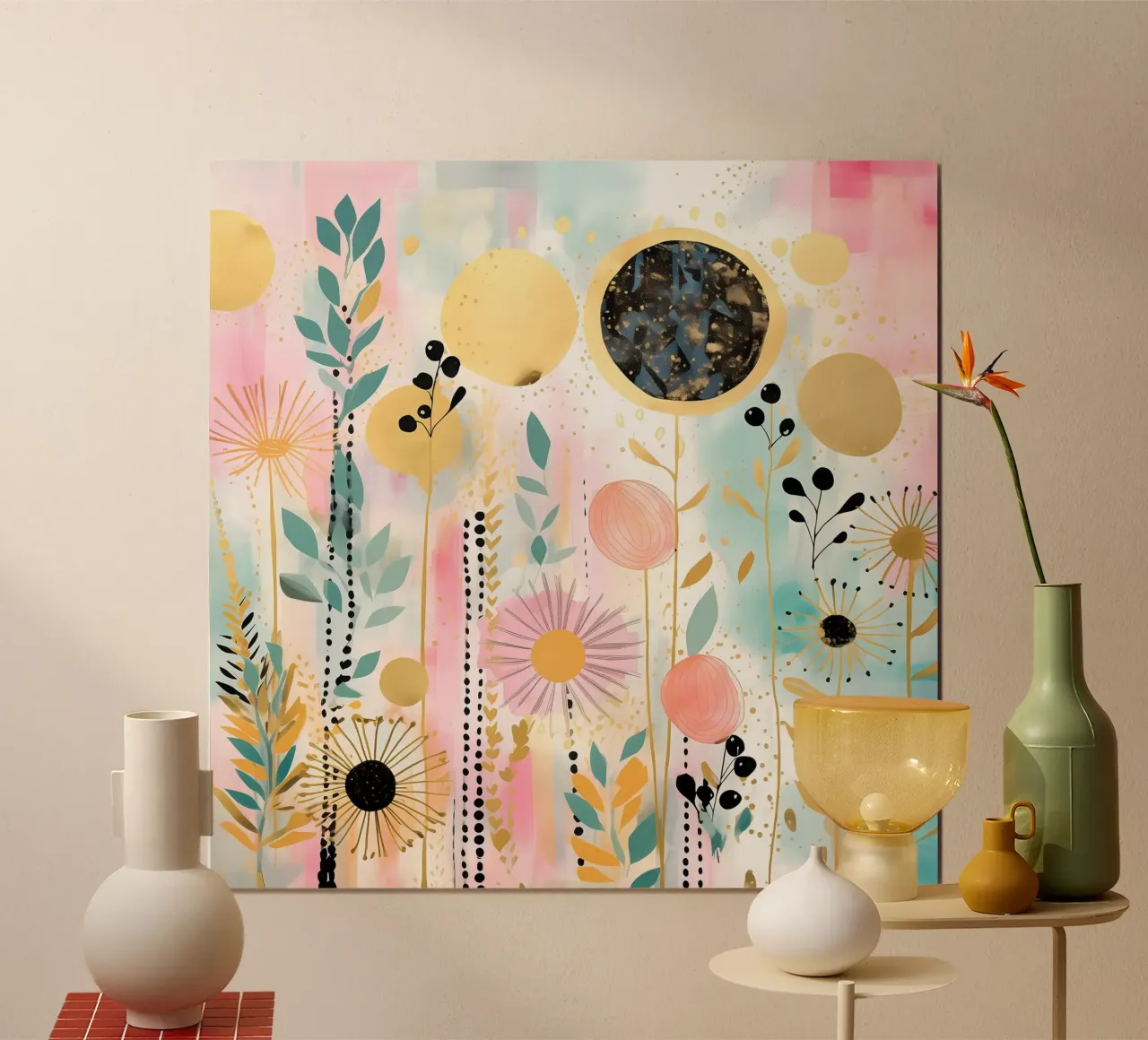 Boho Abstract 7 poster da Yaso Design Boho & Botanic