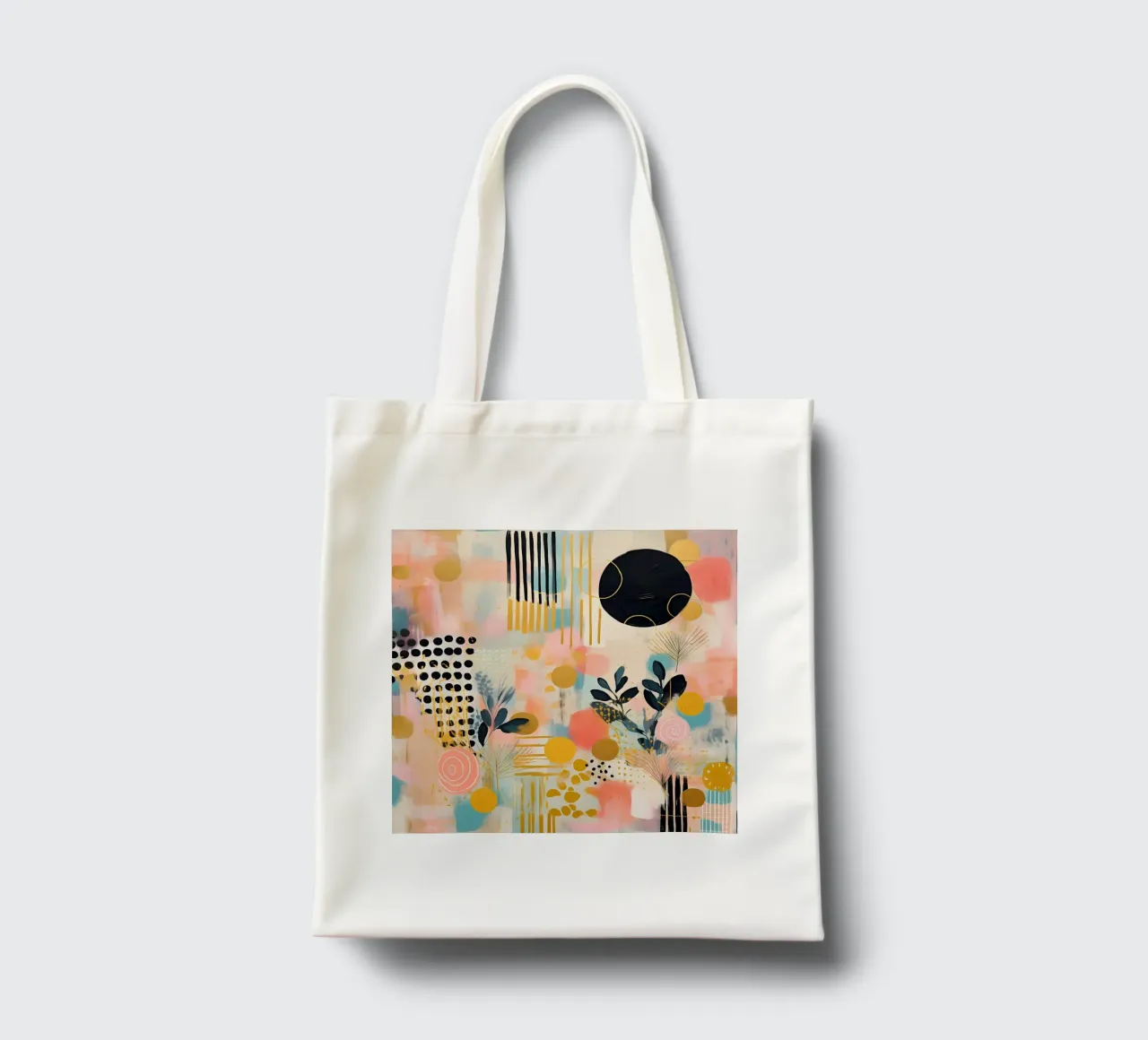 Boho Abstract 8 borsa in juta da Yaso Design Boho & Botanic