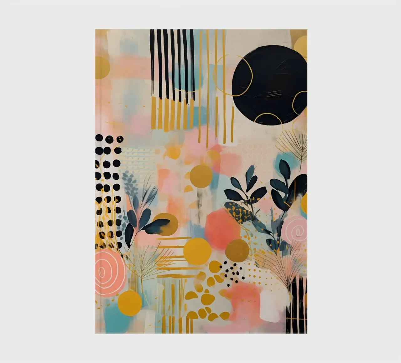 Boho Abstract 8 notebook by Yaso Design Boho & Botanic