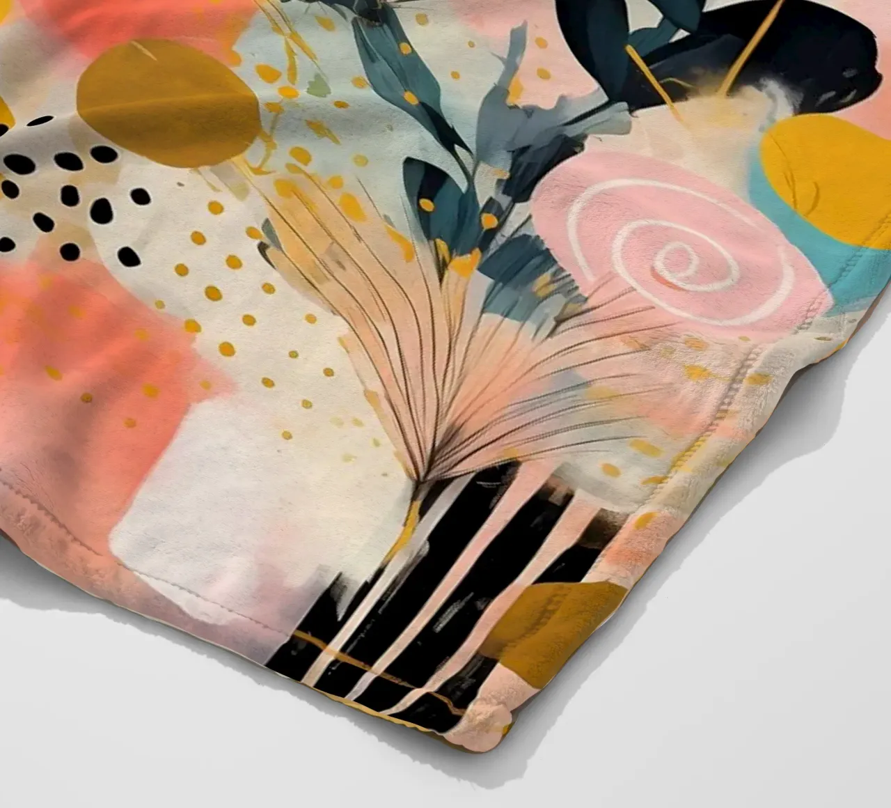 Boho Abstract 8 coperta in pile da Yaso Design Boho & Botanic