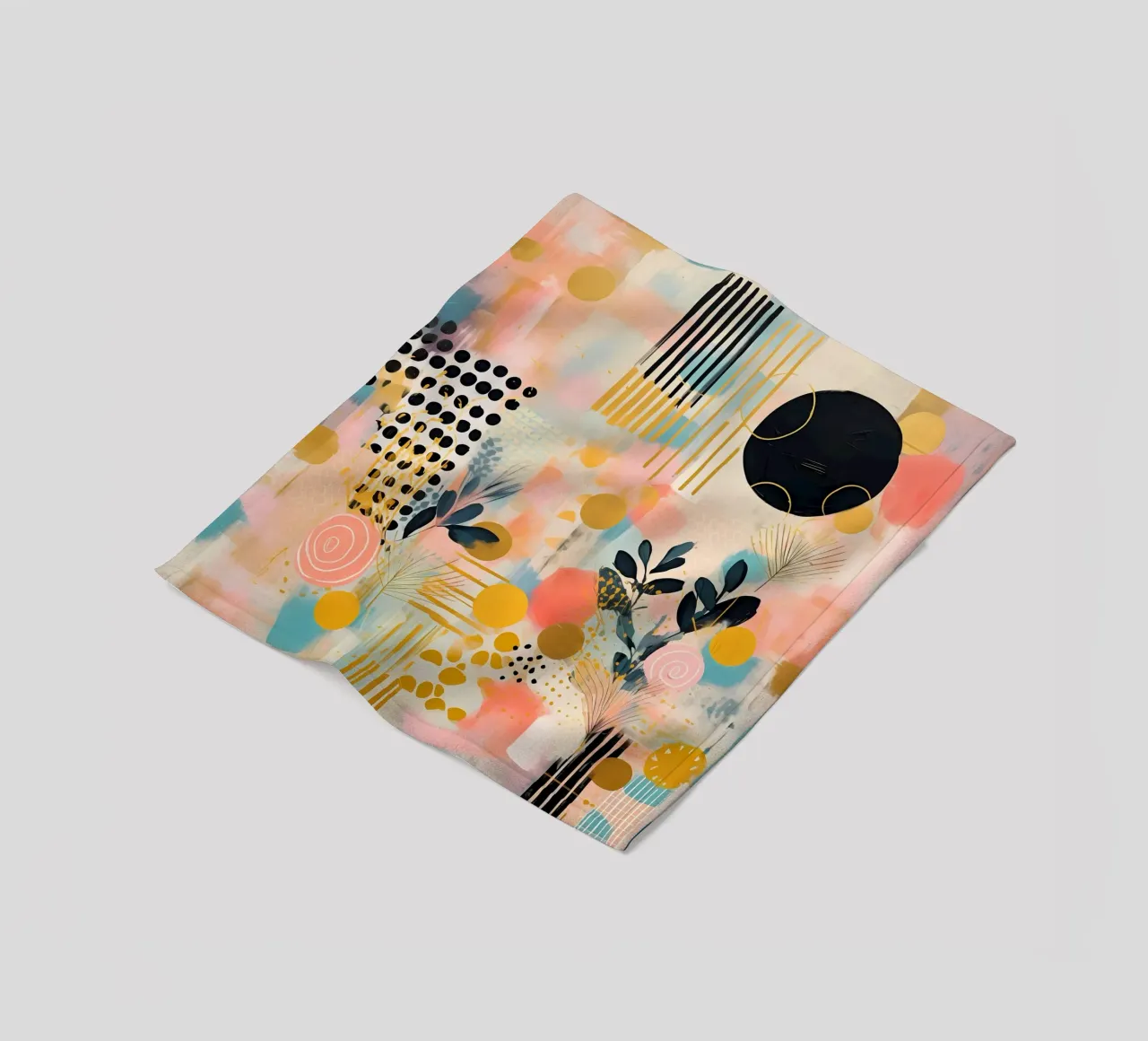 Boho Abstract 8 coperta in pile da Yaso Design Boho & Botanic
