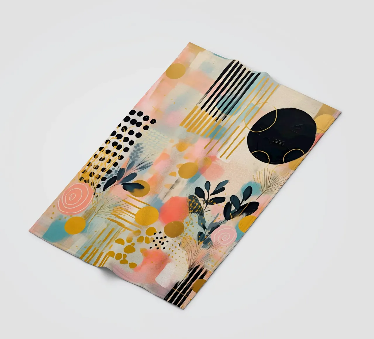 Boho Abstract 8 coperta in pile da Yaso Design Boho & Botanic
