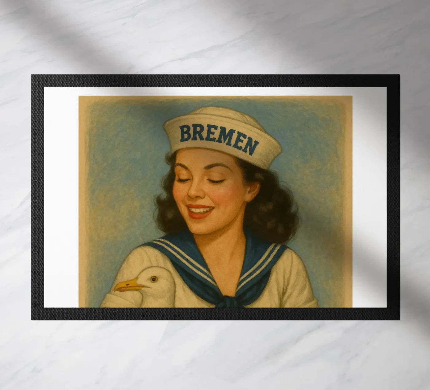 Möwe! deurmat van Fies&Fein