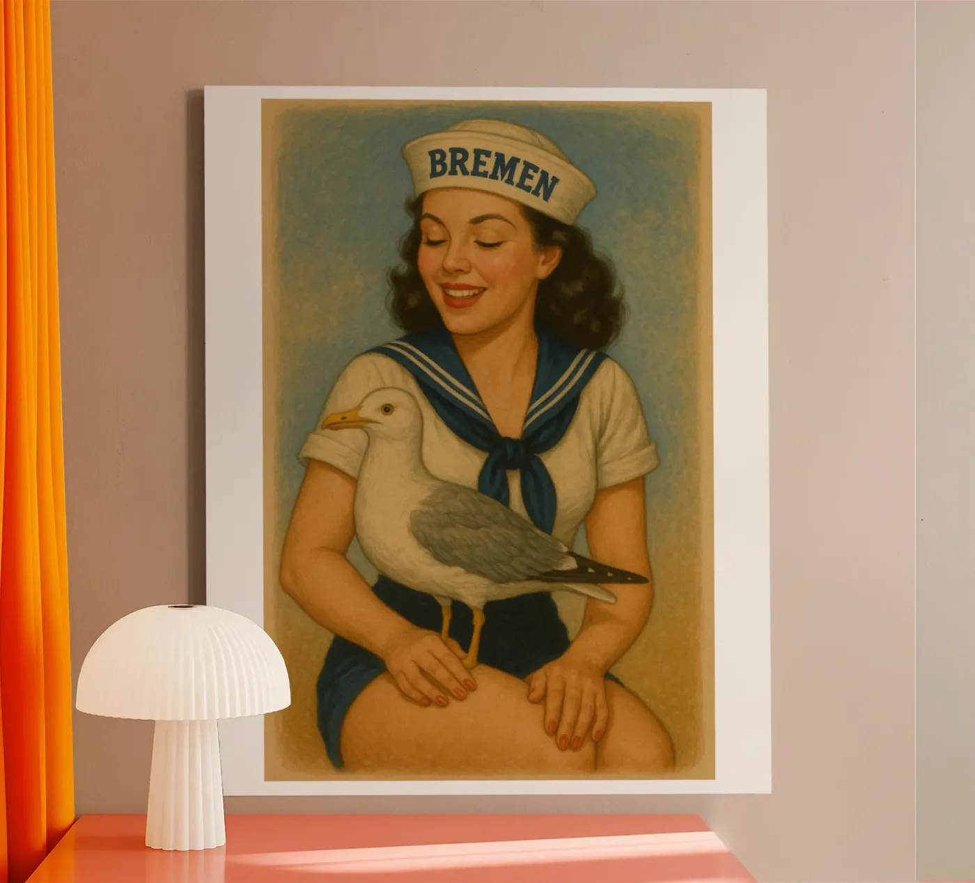 Möwe! tela da Fies&Fein