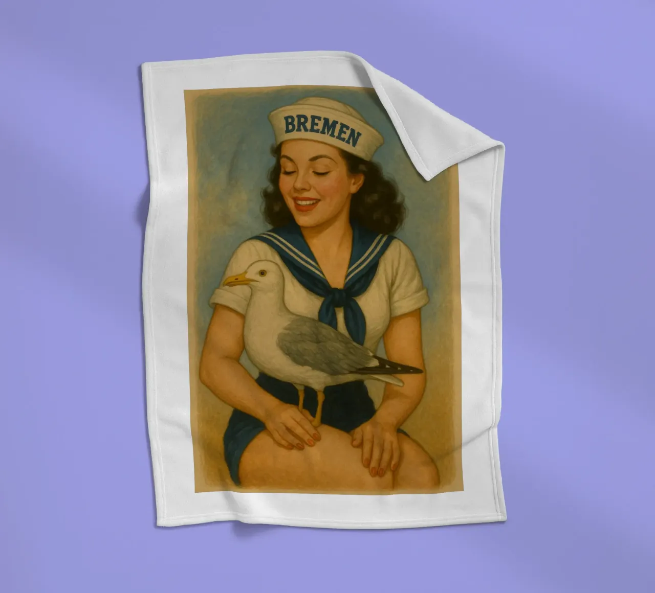 Möwe! Fleecedecke von Fies&Fein