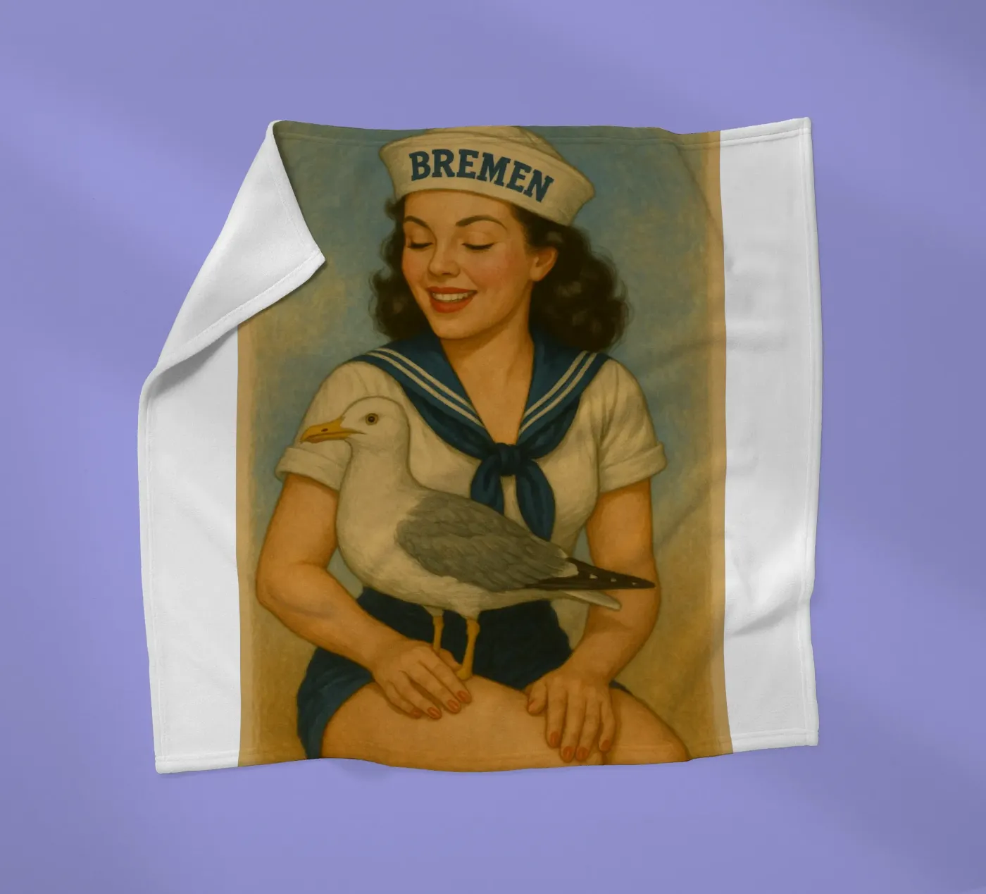 Möwe! fleece blanket by Fies&Fein