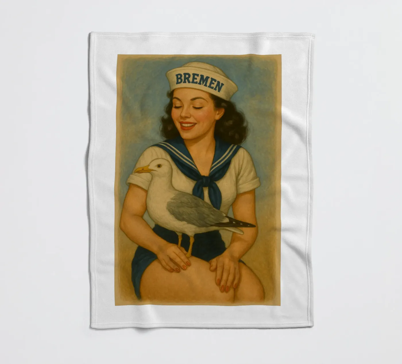 Möwe! fleece blanket by Fies&Fein