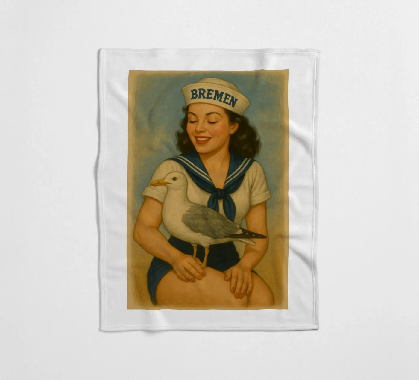 Möwe! fleece blanket by Fies&Fein