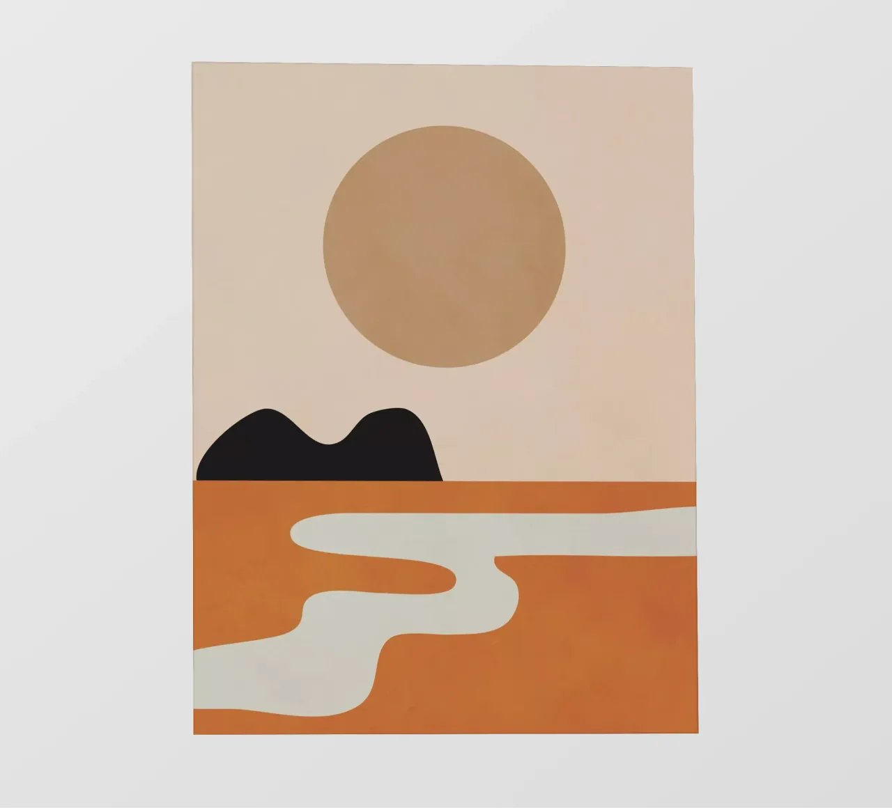 Zon fotobehang van ThingDesign