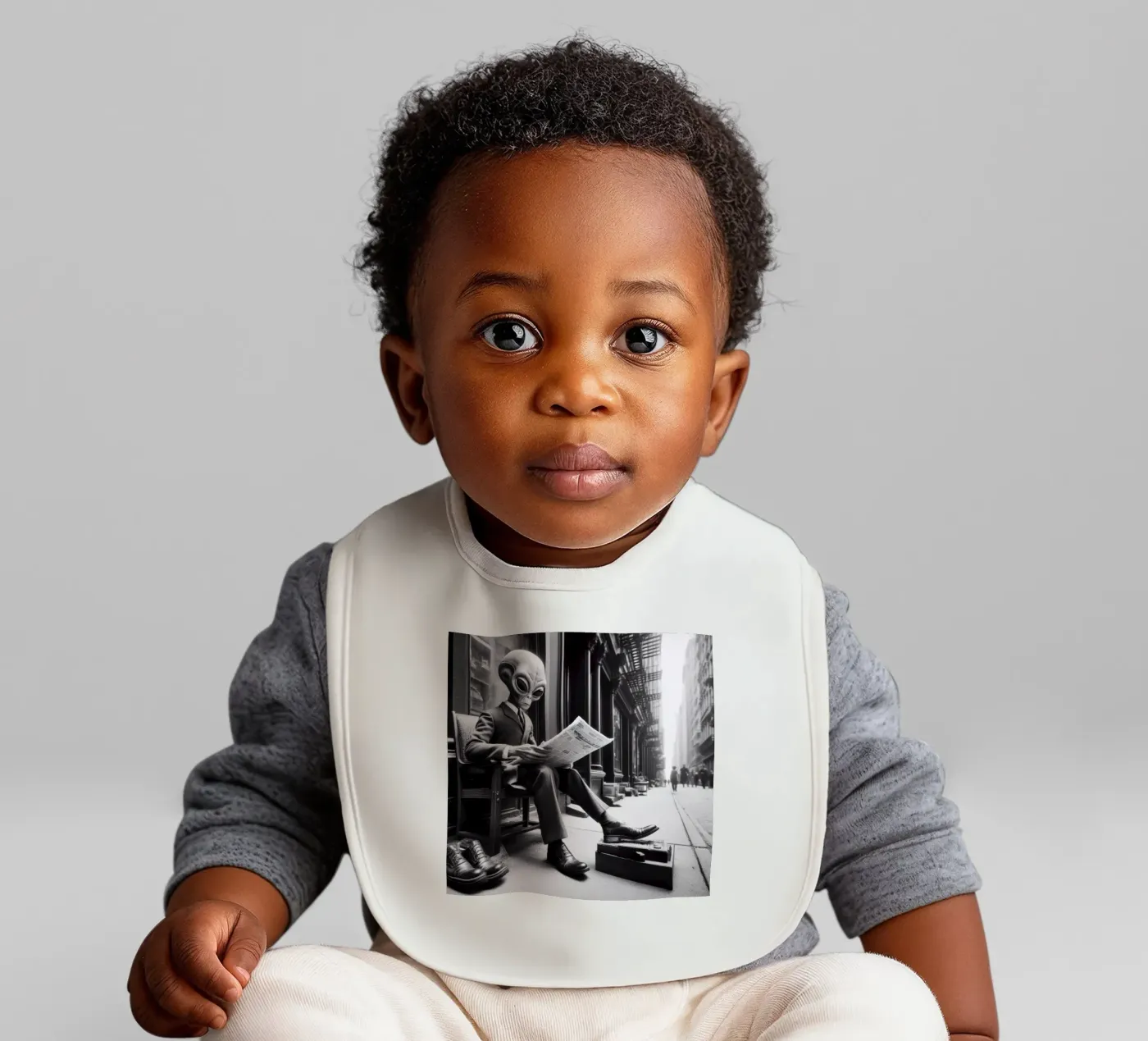 Shine baby bib by Art Unleashed