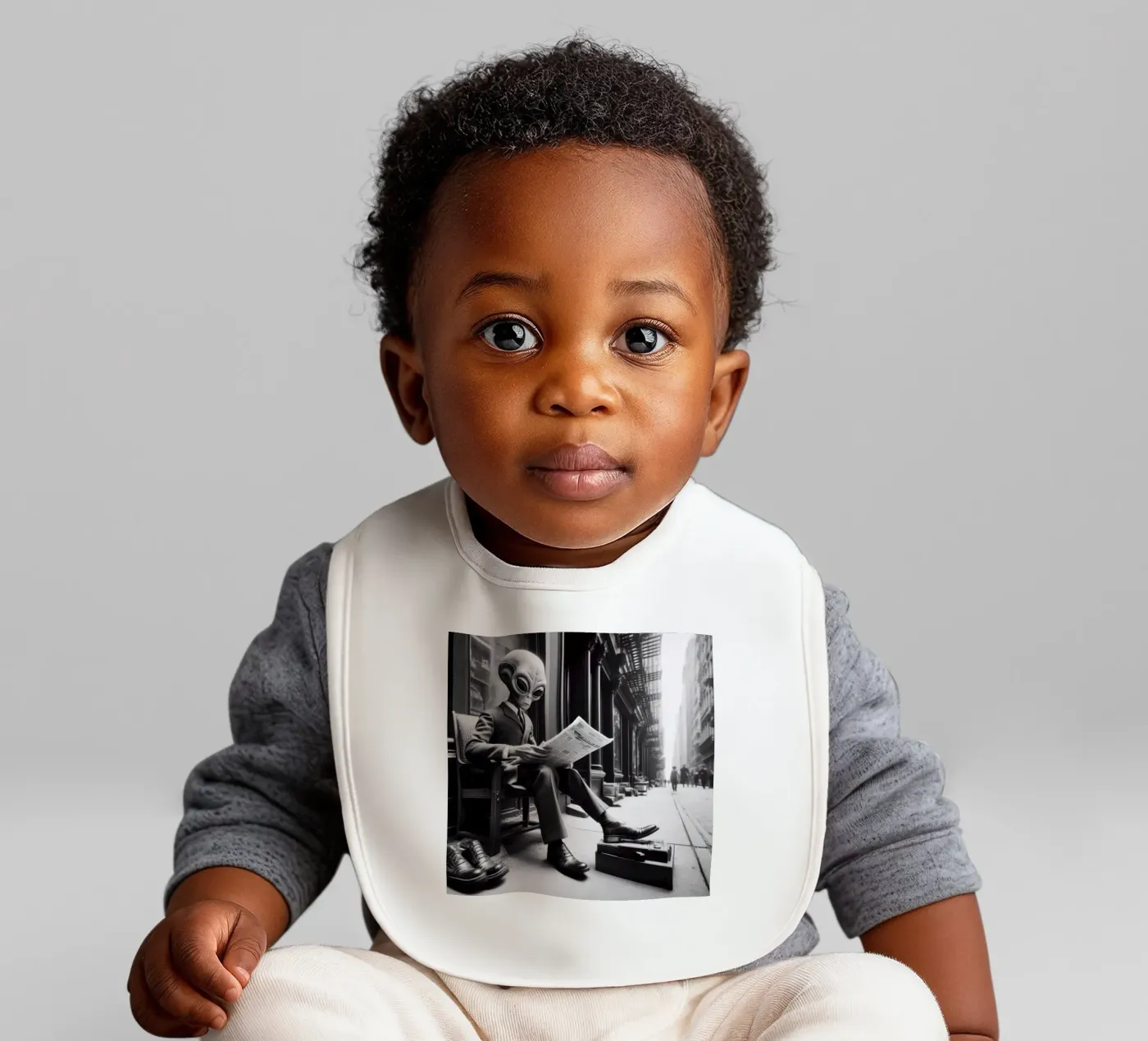 Shine baby bib by Art Unleashed