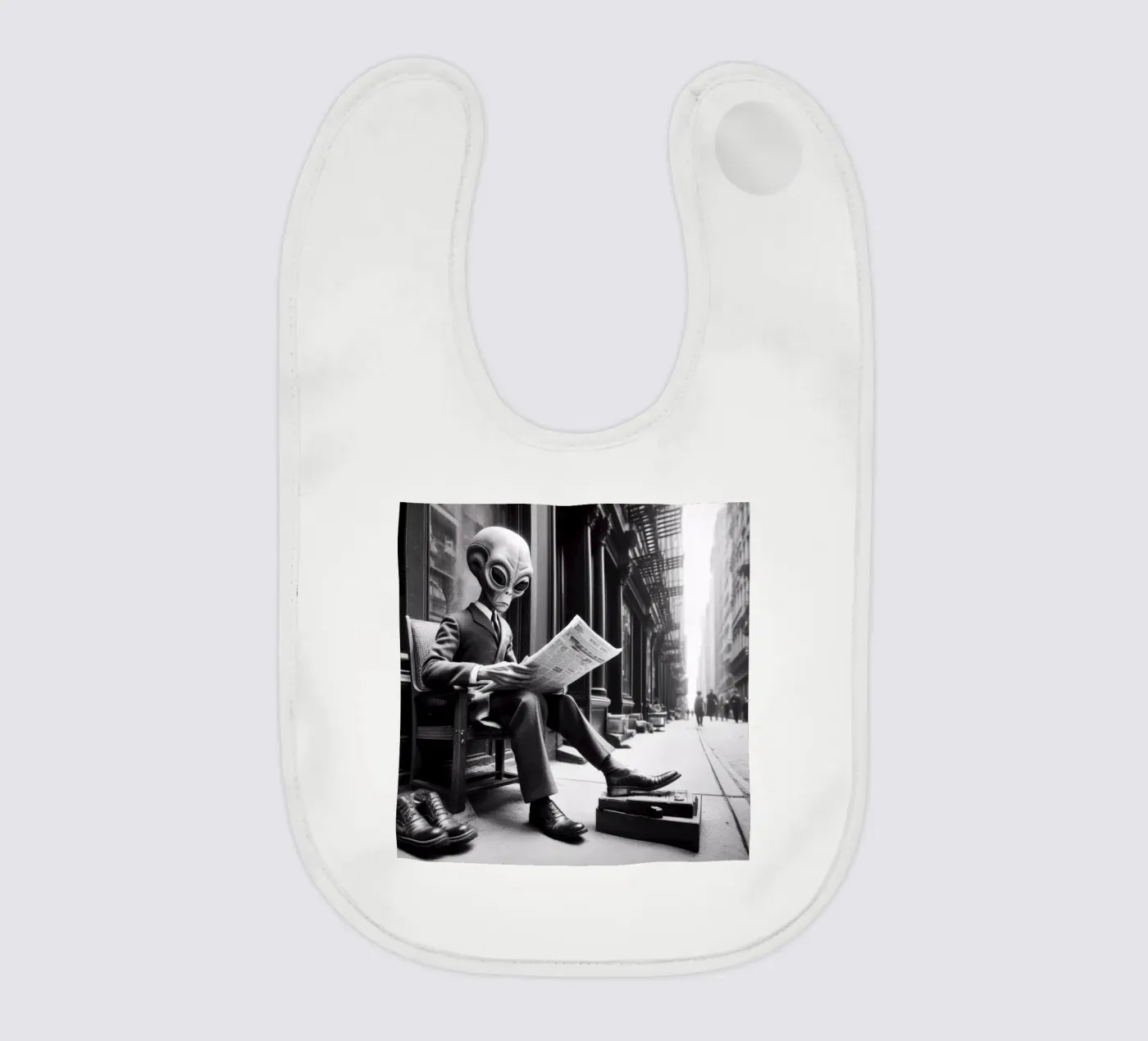Shine baby bib by Art Unleashed