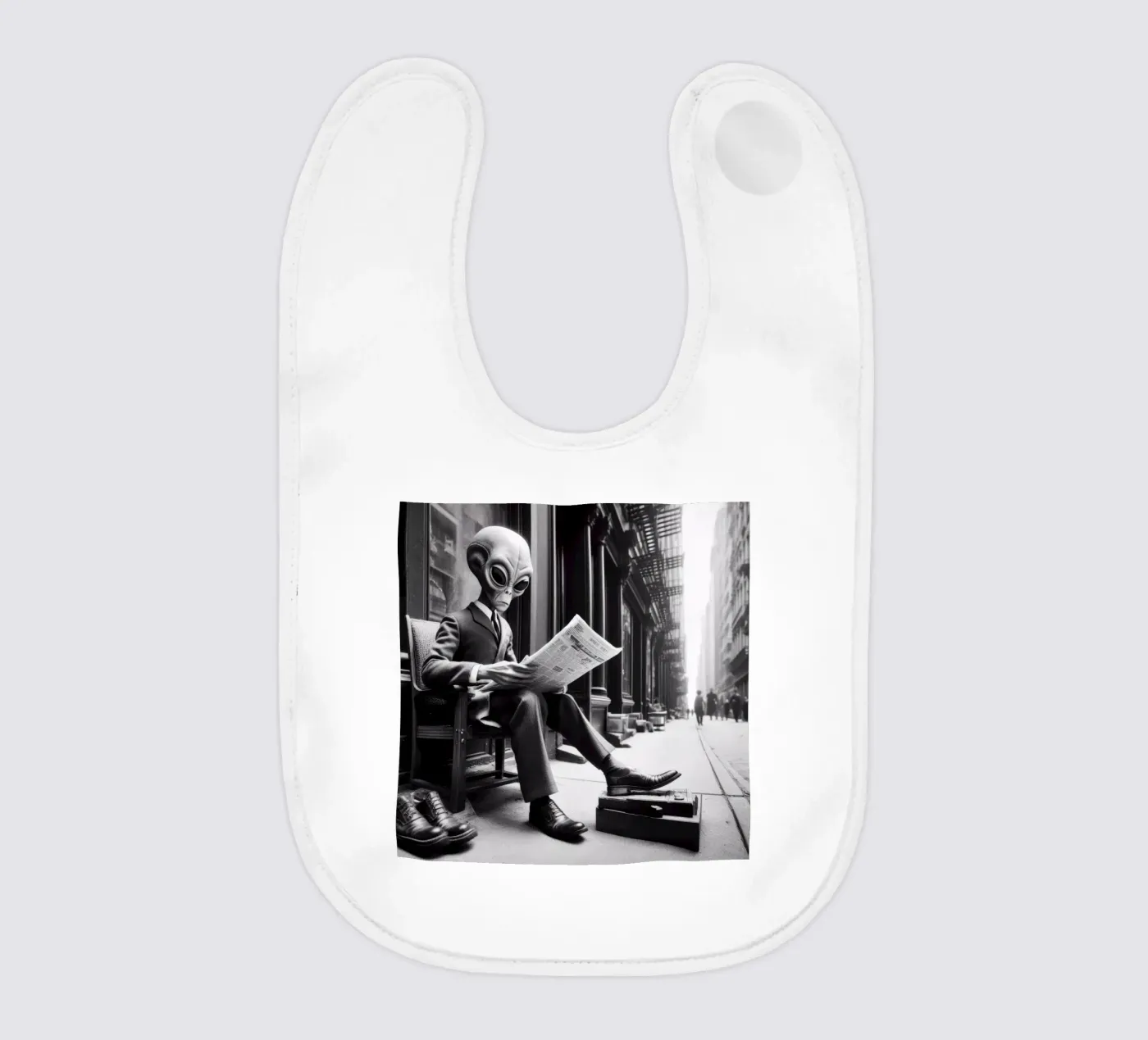 Shine baby bib by Art Unleashed