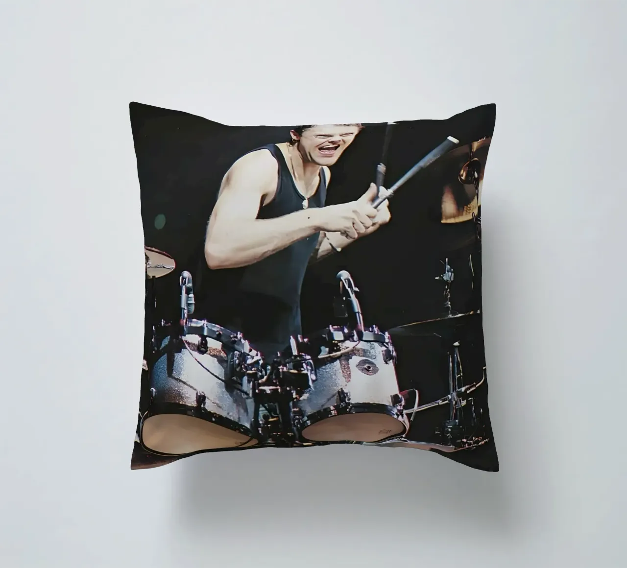 Lars Ulrich cuscino da Low poly art