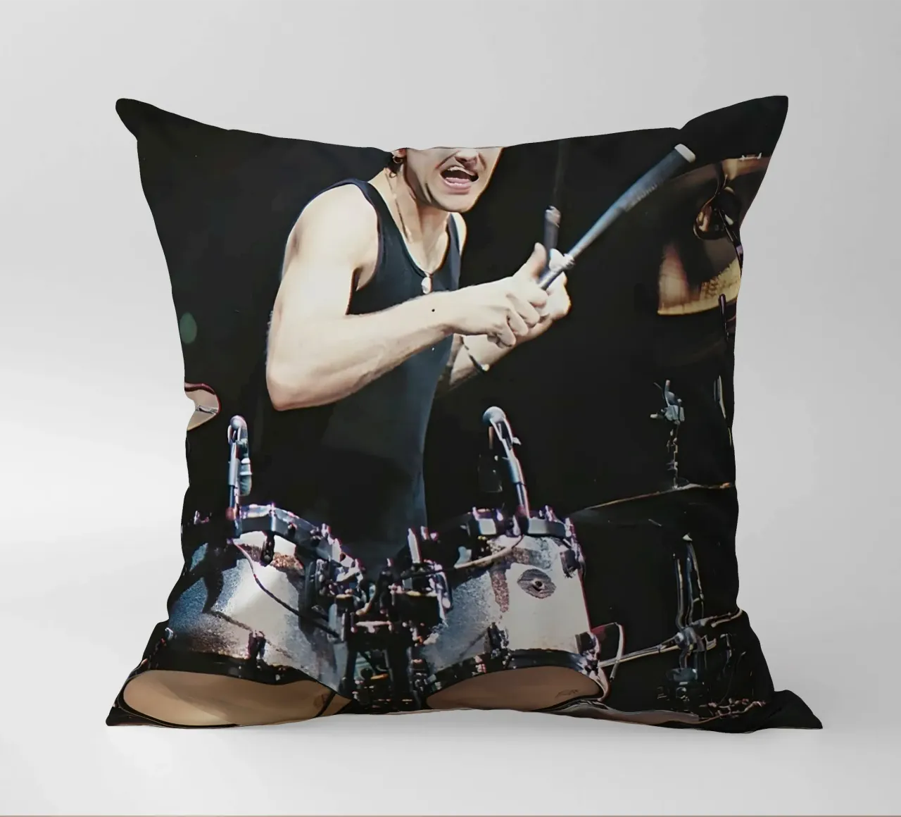 Lars Ulrich cuscino da Low poly art