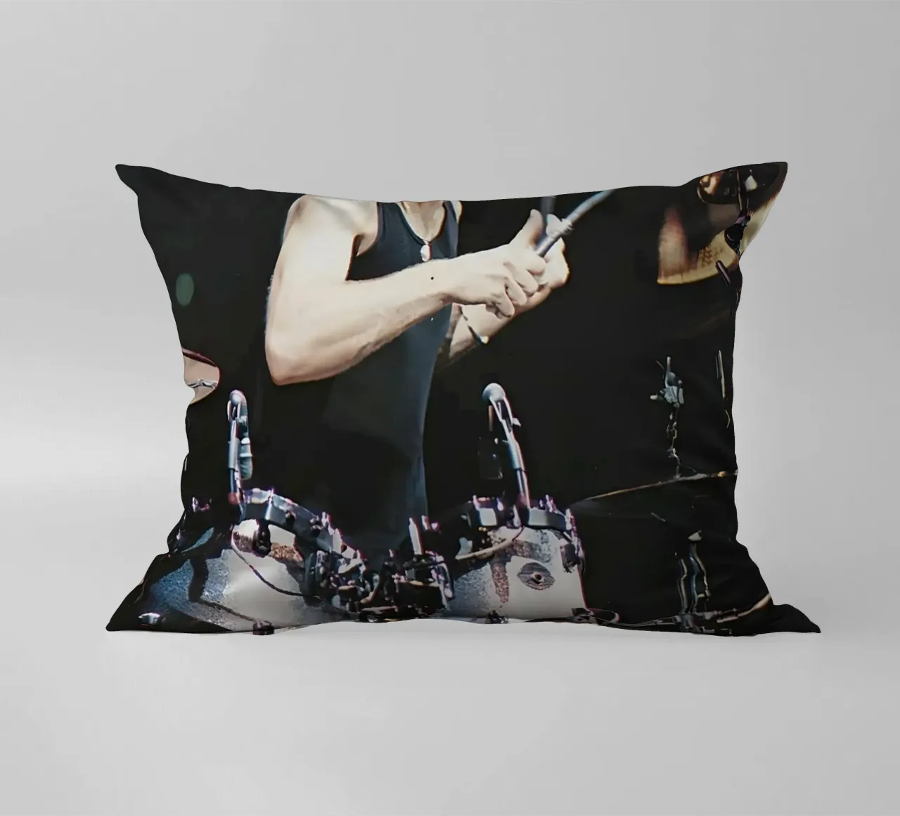 Lars Ulrich cuscino da Low poly art