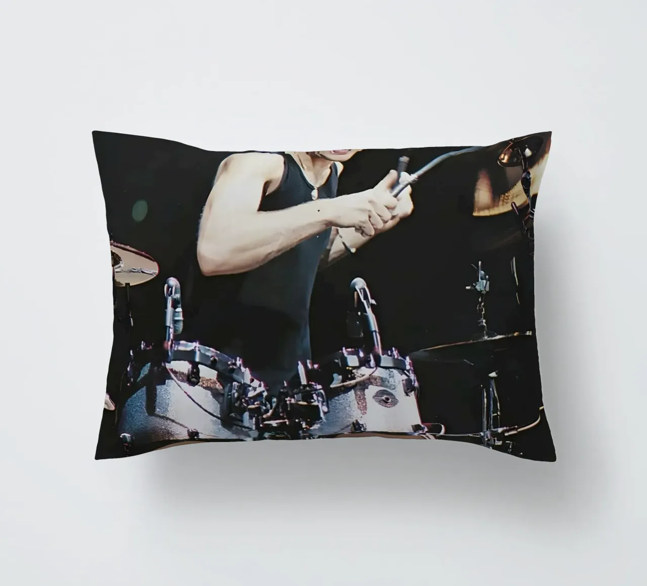 Lars Ulrich cuscino da Low poly art