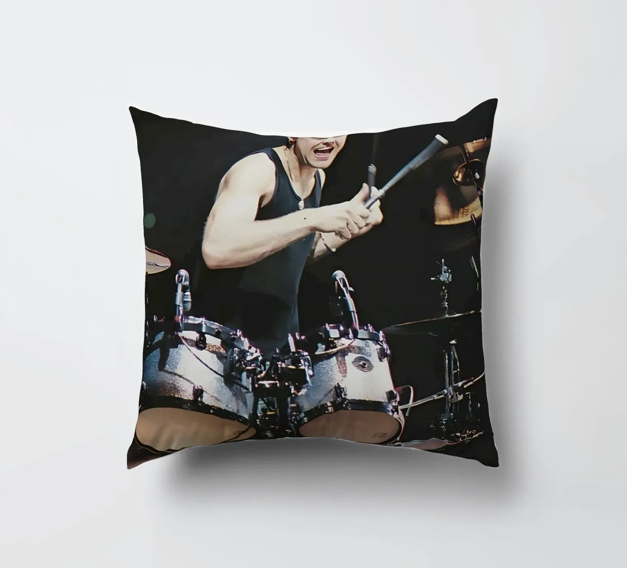 Lars Ulrich cuscino da Low poly art