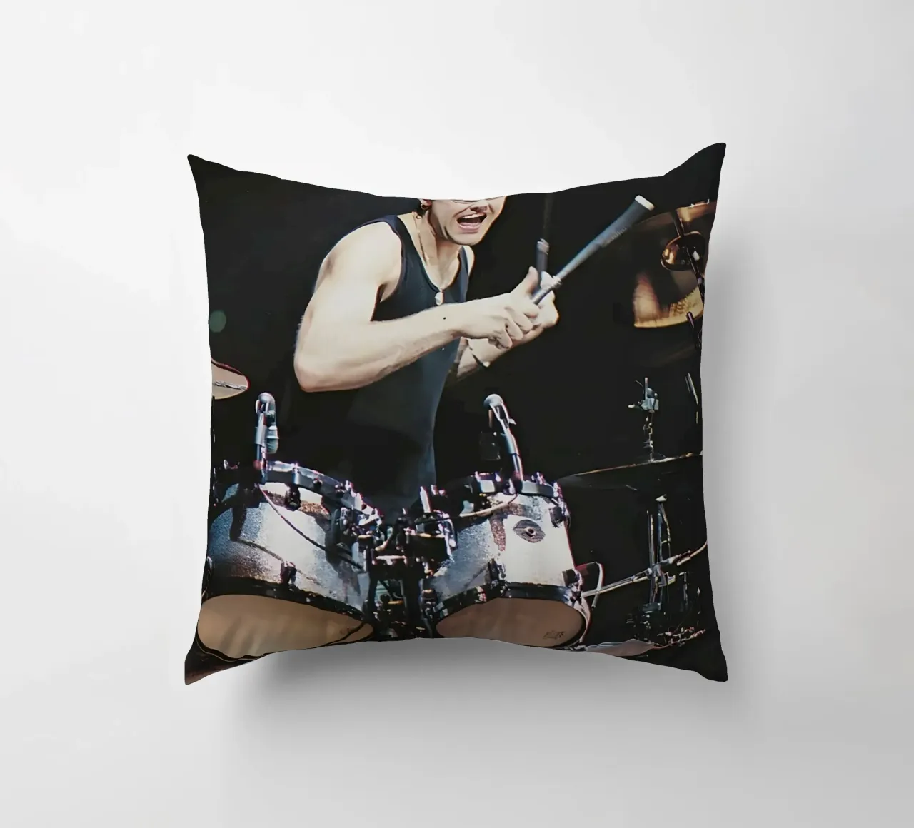 Lars Ulrich cuscino da Low poly art