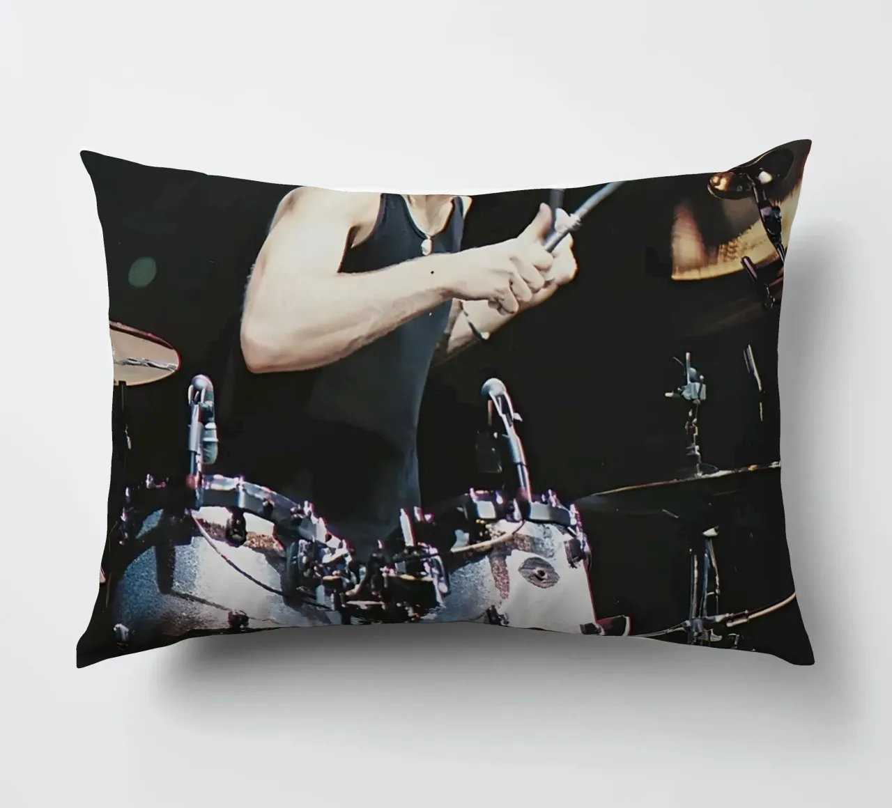Lars Ulrich cuscino da Low poly art