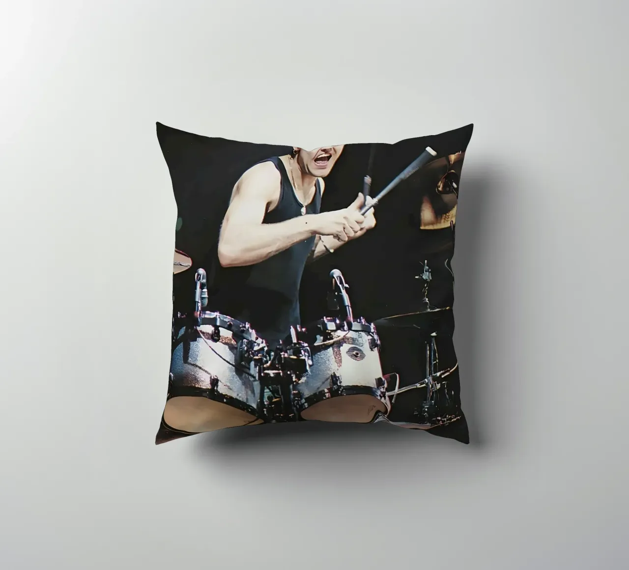 Lars Ulrich cuscino da Low poly art