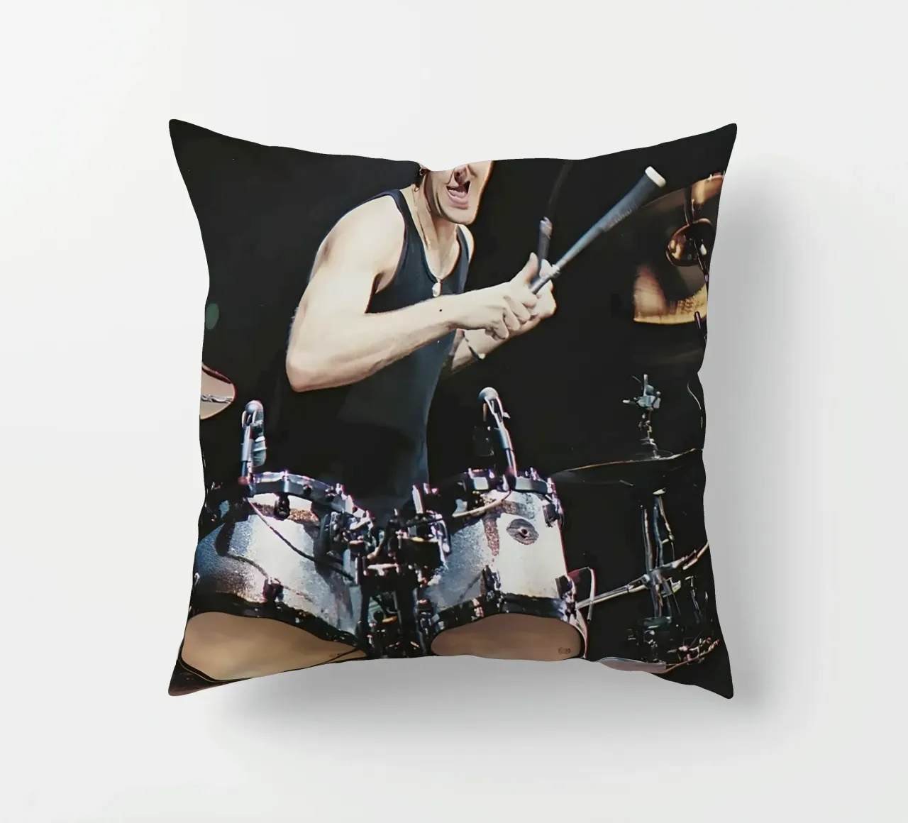 Lars Ulrich cuscino da Low poly art